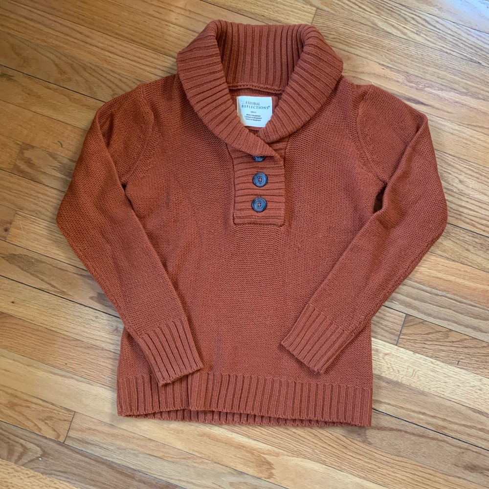 Natural Reflections cowl neck sweater